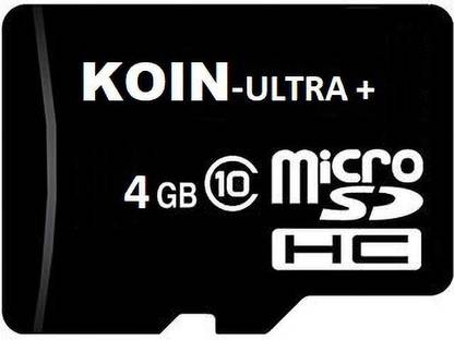 MOREBYTE Ultra Plus 4 GB MicroSD Card Class 10 90 MB/s  Memory Card