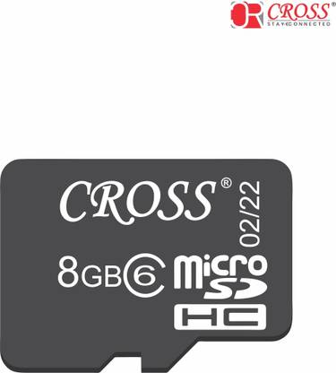 CROSS CR 8 GB MicroSD Card Class 6 24 MB/s  Memory Card
