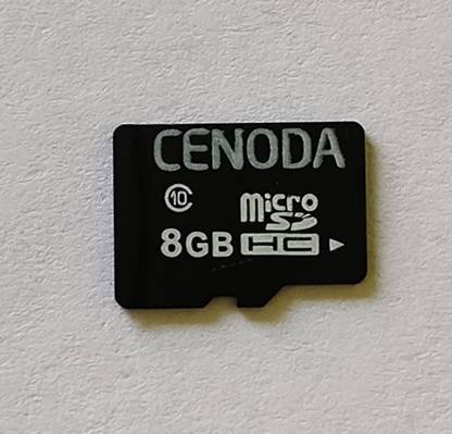 cenoda P3SD01 MICRO SD HC 8 GB MicroSDHC Class 10 24 MB/s  Memory Card Compatible with Mobile, Camera, Computer, Tablet, Gaming Console