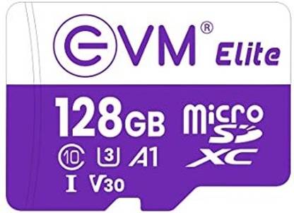 EVM 128GB MICRO SD CARD MICRO 128 GB MicroSDHC Class 10 100 MB/s  Memory Card Compatible with Camera, Mobile, Tablet