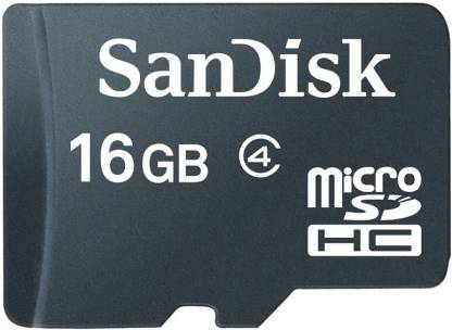 SanDisk Class 4 16 GB MicroSDHC Class 4 4 MB/s  Memory Card