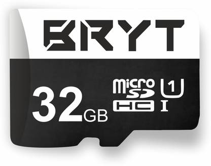 BRYT CL10 UY Memory Card UHS-1 High Capacity Micro SD Card 32 GB MicroSDHC Class 10 90 MB/s  Memory Card Compatible with Camera, Mobile, Tablet