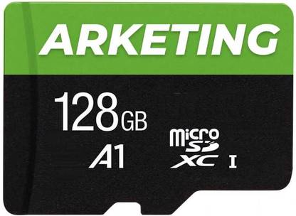 ARKETING U1 CN128 128 GB MicroSDHC Class 10 130 MB/s  Memory Card Compatible with Mobile, Tablet, Camera, Computer