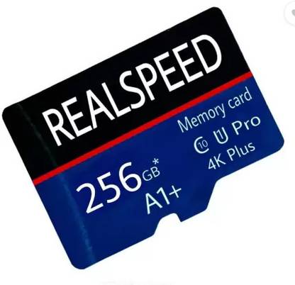 Realspeed REALDQM-256G-B24 REALSPEED ULTRA 256GB MICRO A1 256 GB MicroSDXC Class 10 140 MB/s  Memory Card Compatible with Camera, Computer, Mobile, Tablet