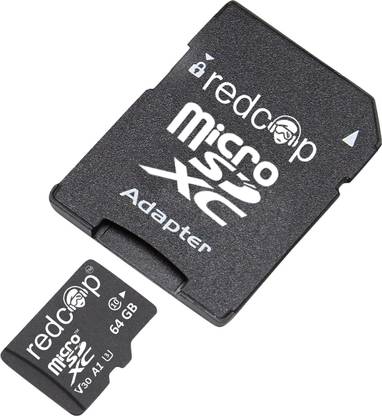 REDCOP RC-MSD-64GB SD Card 64 GB MicroSDXC Class 10 150 MB/s  Memory Card Compatible with Camera, Computer, Mobile, Tablet, Gaming Console