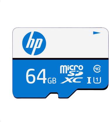HP MX310 MicroSD Card U1 (MSDCU1-64GB) 64 GB MicroSDXC Class 10 100 MB/s  Memory Card Compatible with Mobile, Tablet