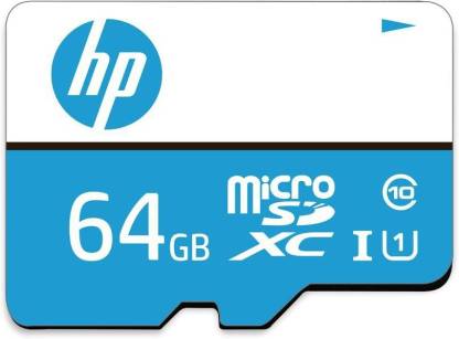 HP MI310 64 GB MicroSD Card Class 10 100 MB/s  Memory Card