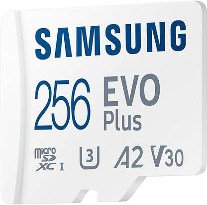 SAMSUNG MB-MC256KA Original MB-MC256KA Evo Plus 256 GB SD Card Class 10 130 MB/s  Memory Card Compatible with Camera, Computer, Gaming Console, Mobile, Tablet