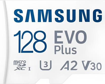 SAMSUNG dash sd Memory 128 GB MicroSDXC Class 10 160 MB/s  Memory Card Compatible with Camera, Computer, Gaming Console, Mobile, Tablet