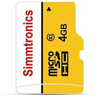Simmtronics HC HC 4 GB SD Card Class 10 90 MB/s  Memory Card Compatible with Camera, Tablet, Mobile
