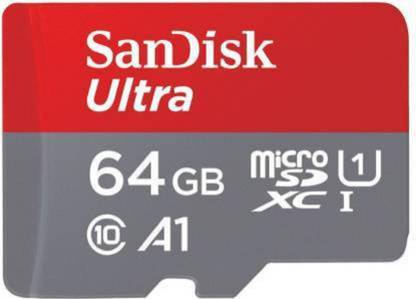 SanDisk S_MC_64Gb ULTRA 64 GB SD Card Class 10 140 MB/s  Memory Card Compatible with Mobile