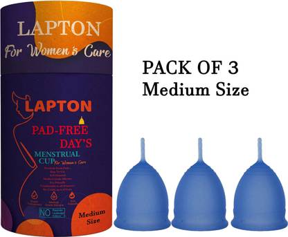 LAPTON Medium Reusable Menstrual Cup