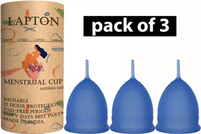 LAPTON Medium Reusable Menstrual Cup