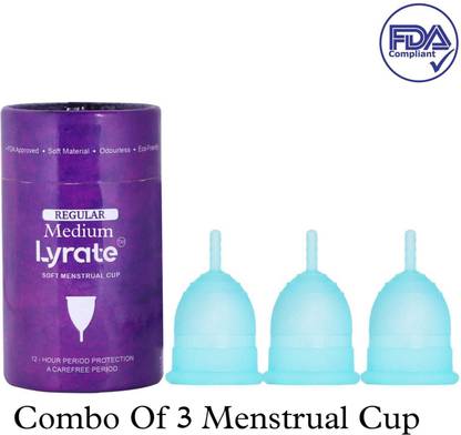 LYRATE Medium Reusable Menstrual Cup
