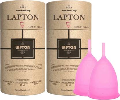 LAPTON Medium Reusable Menstrual Cup