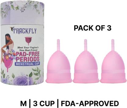 TrackFly Medium Reusable Menstrual Cup