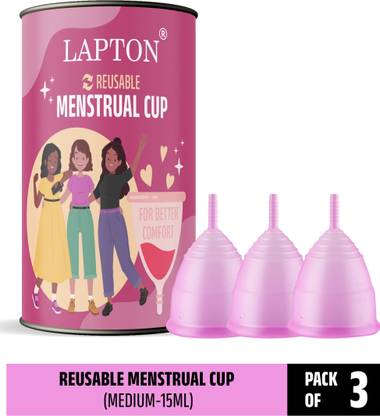 LAPTON Medium Reusable Menstrual Cup