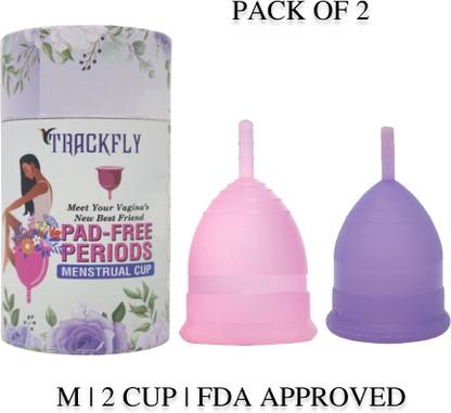 TrackFly Medium Reusable Menstrual Cup