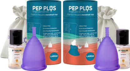 pep plus Large Reusable Menstrual Cup