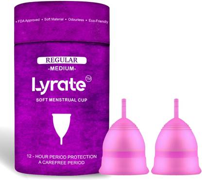 LYRATE Medium Reusable Menstrual Cup