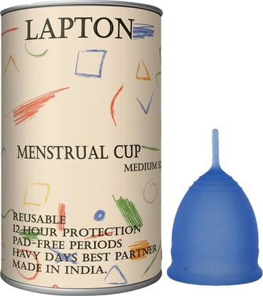 LAPTON Medium Reusable Menstrual Cup