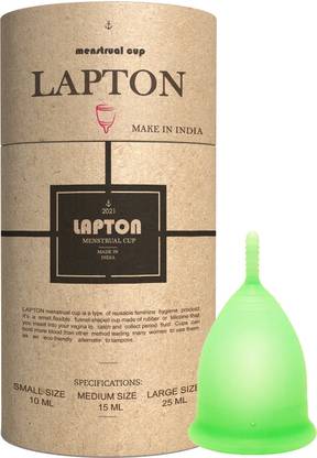 LAPTON Medium Reusable Menstrual Cup