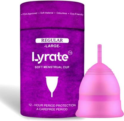 LYRATE Large Reusable Menstrual Cup