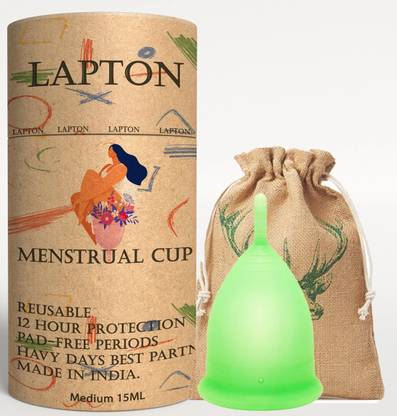 LAPTON Medium Reusable Menstrual Cup