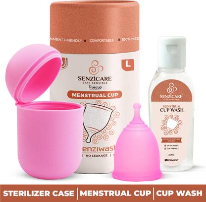 senziwash Large Reusable Menstrual Cup