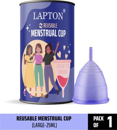 LAPTON Large Reusable Menstrual Cup