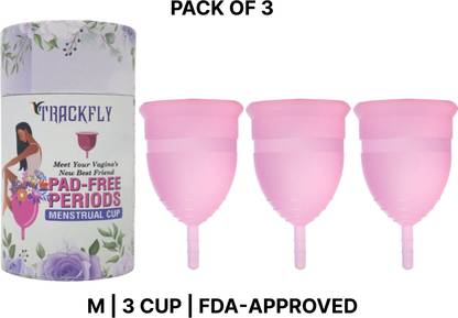 TrackFly Medium Reusable Menstrual Cup
