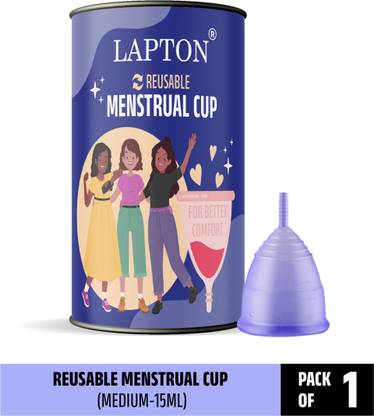 LAPTON Medium Reusable Menstrual Cup