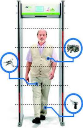 YSRSECURITYSY Walk Through Metal Detector 6 Zones Standard Advanced Metal Detector