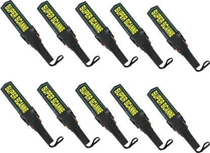 Robustt High Sensitivity Safety Inspection for Malls, Airports (Pack of 10) Very Low Frequency Metal Detector