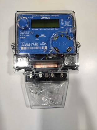 L&T 1 Phase Energy Meter Metal Electrical Box