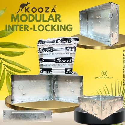 Kooza MODUAR BOX INTERLOCKING Metal Electrical Box