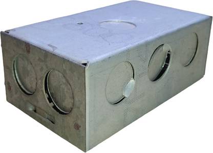 LightUp MODULAR METAL BOX ( 4 MODULE ) Metal Electrical Box