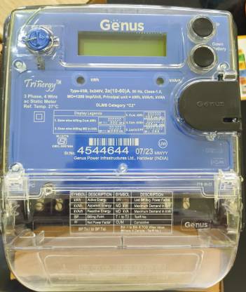 Genus 3 phase energy meter dlms category Metal Electrical Box