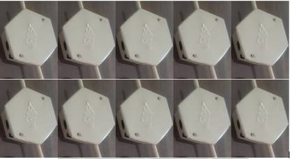 Greenlight FAN BOX - 6 Corner Heavy 18 Gauge, Suitable for Ceiling Fan Hanging (Pack of 10) Metal Electrical Box