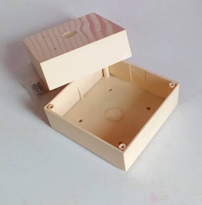 Hardware PVC Modular Surface Box 4 x 4 inch (2 Pcs) Metal Electrical Box