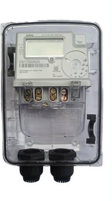 Saral SECURE ELECTRIC ENERGY METER CAPACITY 5-30A MULTIPLE FUNCTIONS WITH BOX Metal Electrical Box