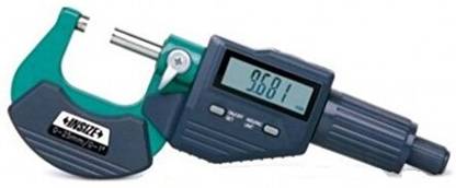 TH1 Insize 3109-25S Digital Outside Micrometer, 0.001 mm/0.00005" Resolution | Micrometer Screw Gauge