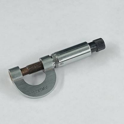 COMETEK Micrometer Screw Gauge, Nickel Plated Brass - Range 0-15x0.01mm Micrometer Screw Gauge