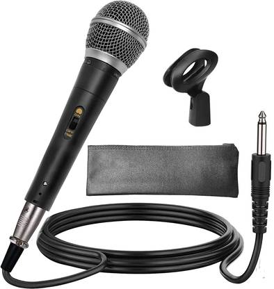 Qmic Professional Mic Metal Dynamic Cardioid Performance Microphone with 15 Feet XLR 1