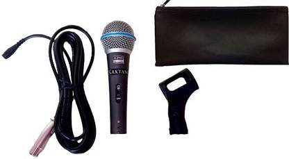 KAXTANG super beta-58A Professional Handheld wired Microphone Wired (Black) Vocal Karaoke Handheld Dynamic Singing Mic Studio Microphone Mike 58