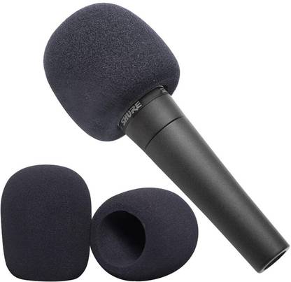 RODZ 3 Pcs Foam Mic Cover Handheld Microphone Windscreen