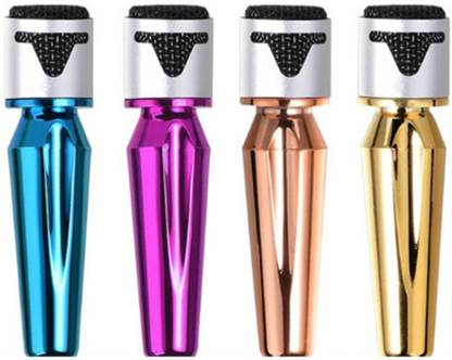 Lyla Portable Mini Wired Phone Stereo Microphone for Chatting Singing Purple Mic