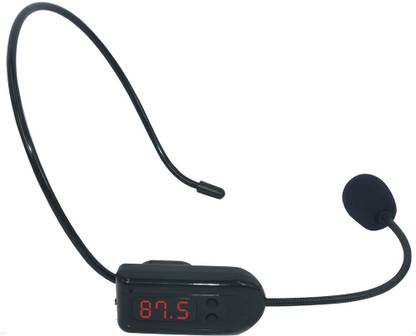 QAWACHH Portable FM Wireless mic for Teaching Tour Guide Sales Promotion Lecture Meeting MIC