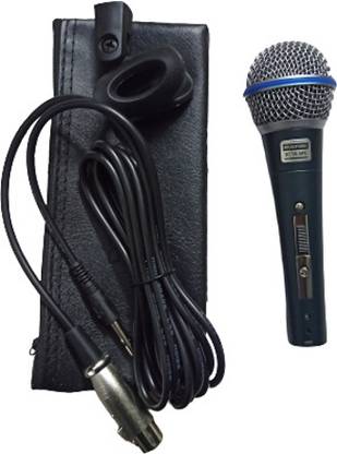 Amrit AUDIO PTA DYNAMIC WIRED MICROPHONE WITH WIRE AND CLUMP Model Beta 58S