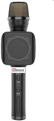 SK Musical LM-BT1122 Wireless Singing Mic Multi-Function Karoake Microphone Latest New Version With RGB Light